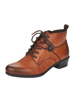 Rieker Y0742 Bottine Femme Hiver Chaude Cuir Métail Speciale Snow Mostly Brown Marron 39 EU