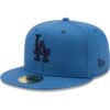 Chapeau New Era 59Fifty Fitted pour Los Angeles Dodgers – Cap Béret pour Homme/Femme – Cap de Baseball Vintage En Bleu
