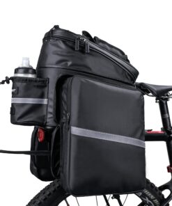 BAIGIO Sacoche Vélo Étanche 3 en 1 10-30L Grande Capacité pour Vélo/VTT – Résistant à l'Eau, Sac Arrière Polyvalent pour