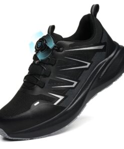 Chaussures de Sécurité AOACOEBN Hommes Femmes Légères Respirantes Embout en Acier Antidérapantes