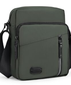 Sacoche Lanvixo Homme Grande Capacité Sac Porté Epaule Besace Business Usage Quotidien Voyage