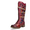 Bottes en cuir pour femmes Cocrailo - Mode et Confort - Bottines chaudes pour l'hiver