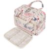 Narwey Sac de Toilette Grande Flambant pour Femme - Organisation Optimal pour Voyage et Maquillage 24 CompARTS