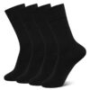ZAKASA Chaussettes Bambou Homme Femme: Chaussettes Respirantes Ultra Doux Homme Sans Couture 4 Paires