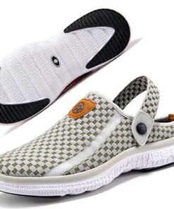 Chaussures de jardin en tissu respirant de 36 à 48 pour homme et femme | Sabots et pantoufles d'été et de plage | Chauss