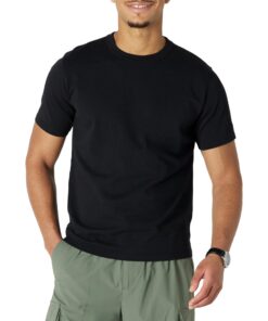 Amazon Essentials T-shirt en coton épais coupe décontractée pour homme - confort - polyvalent - 'à manches courtes'