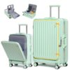 Valise Sea Choice 2 Rigides 55+75cm Coque Rigide TSA Serrure Légère Aluminium USB