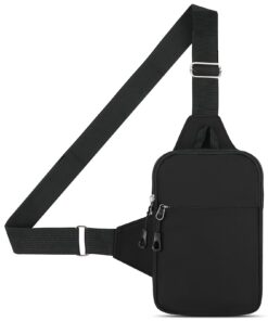 Sacoche Bandoulière Hotut pour Homme et Femme, Travel Téléphone Bodybag, Sac Banane Bandoulière pour Sport