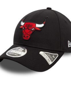 Chapeau New Era 9Forty Stretch-Snap Cap Chicago Bulls Noir Adulte Sports,Noir Casual