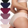 Levao Culottes sans Couture Femme Invisibles en Dentelle - Confortables et Extensibles - Lot de 6 Tailles S-XL - Séxy Cu