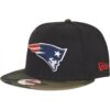 New Era 9Fifty Snapback Cap New England Patriots Camo Hommes Événements sportifs Large Format Camouflage Visuel Eye-catc