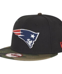 New Era 9Fifty Snapback Cap New England Patriots Camo Hommes Événements sportifs Large Format Camouflage Visuel Eye-catc