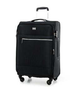 Valise WITTCHEN Mira Line en Polyester à 4 Roulettes Pivotantes avec Serrure TSA pour Voyage d'Affaires