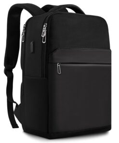 SONAMBULO Sac à Dos pour Ordinateur Portable 15.6" Imperméable avec Port de Charge USB Sac de Voyage Affaires et Scolair