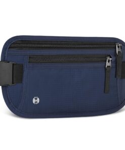 Sac Aucuu Antivol Banane pour Homme Femme avec Blocage RFID Sac Aucuu Banane de Voyage Infini Réglable en Taille Cei