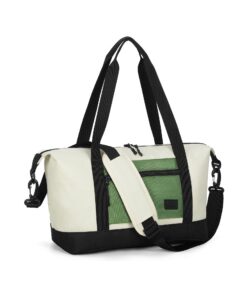 Sacs de week-end Lekesky pour femmes – Petit sac de cabine Ryanair Vert tricolore, idéal pour les compagnies aériennes,