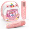 Micro Enfant pour Chanter,Micro Karaoke Bluetooth,Fille cadeau 3-12 Ans