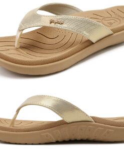 Tongs Orthopédiques Confortables Jiajiale Femme Été Plage Piscine Anti-Dérapantes