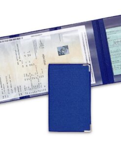 Porte-Carte Gris Élégant en Gomme Expansée – Fabriqué en France – Élégant, Compact et Résistant – Pour Véhicule, Assuran