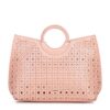WITTCHEN Sac cabas pour femme en cuir écologique | design à découpes géométriques | fermeture éclair