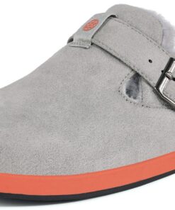 Chaussons Sabots Confort Femmes Hommes Chaussures Maison Feutre Daim Fourrure Automne Hiver Intérieur/Extérieur
