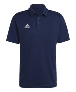 Adidas Ent22 Polo Chemise Homme - Polyester, Col Ovale, Bleu