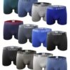 Channo Caleçon en Coton Basique Noir pour Homme, Comfortable et Doux | Confort | Mode Homme | Caleçons Noir | Coussinets