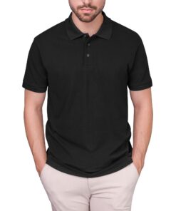 HRM Chemise Polo Homme - Cool Touch, Étanche, Parfait pour le Sport et le Déplacement, Taille M