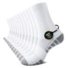 TUUHAW Chaussettes de Sport en Coton Éponge pour Homme et Femme - Lot de 6 idéales pour Tennis, Course, Trekking et Golf