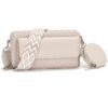 Sac Snmoec portable femme pochette telephone portable Noir fonctionnelle avec porte-monnaie et fente pour carteporte-mon
