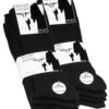 VCA Lot de 10 paires de chaussettes pour hommes en coton, main pointe cousue, idéales pour l'hiver.