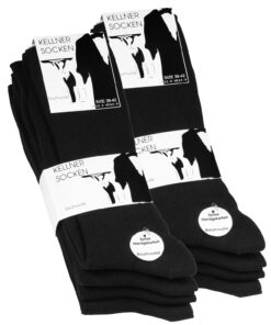 VCA Lot de 10 paires de chaussettes pour hommes en coton, main pointe cousue, idéales pour l'hiver.