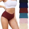 Aijolen Culotte sans Couture Femme Taille Haute Elasticité Doux