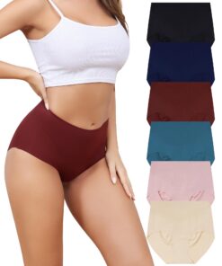 Aijolen Culotte sans Couture Femme Taille Haute Elasticité Doux