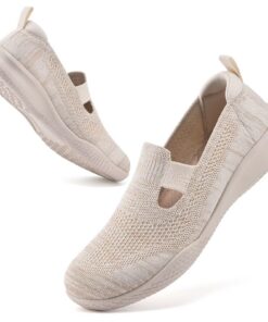 konhill Baskets Femme Respirantes - Chaussures de Running Légères en Mesh pour Jogging et Marche Outdoor