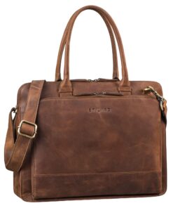Sac Ordinateur 1|6 Pouces Cuir Véritable Sac Travail Femme Sac Business Vintage