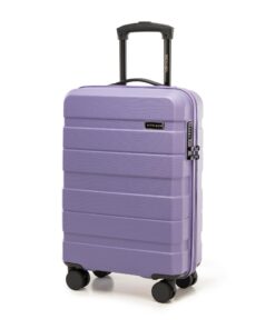 Valise Rigide WITTCHEN Cabine COMODO Line Violet Taille M avec Serrure à Combinaison Poignée Télescopique