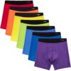 Coton Boxer Briefs INNERSY Arc-en-Couleur pour Hommes | Élasticité et Comfort | Paquet de 7 | Fly 3D Grand Size
