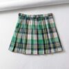 Beau Kilt Ecossais Jupe Courte Plissée Haute Qualité pour Jeune Fille