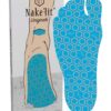 NAKEFIT L'original – Semelles adhésives hypoallergéniques bleues – Idéal pour toute la famille – Parfaits pour les activ