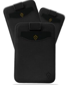 AKIELO Porte-Cartes Compact et Fin pour Hommes - Protection contre le RFID avec Coffret Cadeau (Collection Charlie) - Po