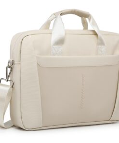 GAOCHY Sac À Dos 15-16 Pouces Blanc Perle pour OrdinateurPortable Résistant À L'EauCompatible Avec MacBook Pro/MacBook A