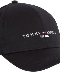 Tommy Hilfiger Logo Cap Colorado Indigo pour Homme Mode Élevée