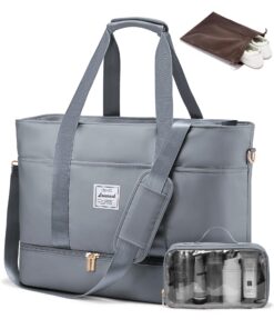 LOVEVOOK Sac de Voyage Imperméable pour Femme, Grand Sacs Weekend de Bagage Cabine Maternité | Gear Best