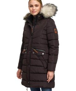 Titre optimisé SEO : Parka d'hiver chaude Navahoo B383 chocolat XL pour femme