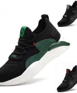 TOLHE Chaussures de Sécurité Hommes Femmes S3 Respirantes Legères Embout d'Acier Chaussures de Travail 36EU-46EU