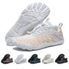 Bravover Chaussures Larges Pieds Nus Barefoot Shoes Antidérapant Respirantes pour Trail Running et Marche
