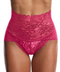 Culottes Génériques Femmes Ventre PlatSexy Dentelle Maille Transparente Grande Taille Haute Culotte 2024 Culottes Menstr
