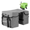 UBORSE Sac Vélo 25L Étanche Sac de Roue Arrière Double Grande Polyvalente pour Vélo, Ebike, Moto, VTT avec Housse de Plu