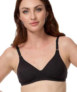 Baumwoll soutien-gorge femme comfortable et élastique pour sport et quotidien (Lot de 1)